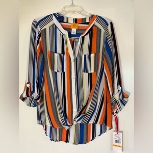 NWT Ruby Rd Women’s stripes tunic